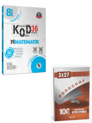 Fi 2027 8. Sınıf Matematik Kod36 Deneme+  Anla Kazan Paragraf