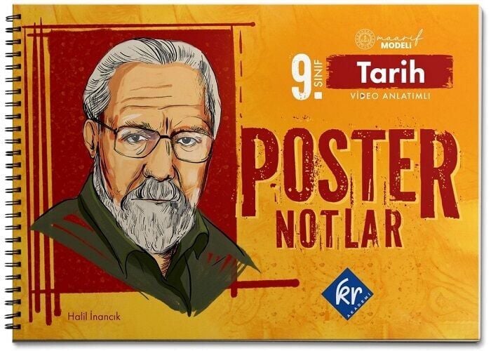 KR Akademi 9. Sınıf Maarif Modeli Tarih Poster Notlar KR Akademi Yayınları
