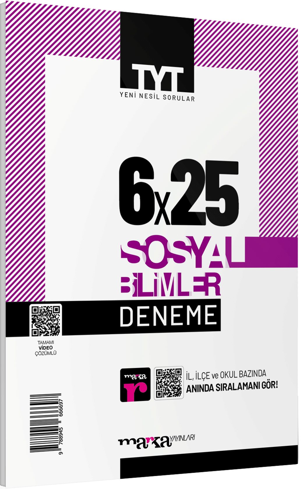Marka 2025 YKS TYT Sosyal Bilimler 6x25 Deneme Marka Yayınları