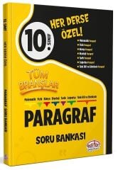 Editör 10. Sınıf Tüm Branşlar Paragraf Soru Bankası Editör Yayınları