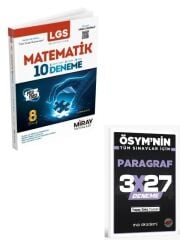 Miray 2027 LGS 8. Sınıf Matematik 10 Deneme+ EVP Akademi Paragraf