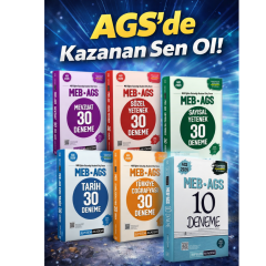 Pegem Yayınları 2026 MEB AGS Tamamı Çözümlü Deneme Seti Denemeden Kazanamazsın