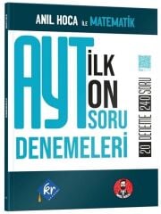 KR Akademi YKS AYT Matematik İlk 10 Soru 20 Deneme Çözümlü - Anıl Hoca KR Akademi Yayınları