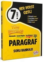 Editör 7. Sınıf Tüm Branşlar Paragraf Soru Bankası Editör Yayınları