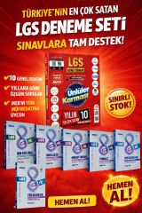 Ünlüler 2026 LGS Deneme Seti 10 Deneme + Marka Konu Konu Çıkmış Sorular 7 li Set