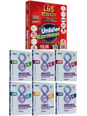 Ünlüler 2026 LGS Deneme Seti 10 Deneme + Marka Konu Konu Çıkmış Sorular 7 li Set