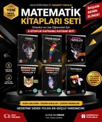 Matematik Vadisi YKS TYT AYT Problem Türev İntegral Üçgenler + Test Teknikleri 1-2 Set 6 Kitap