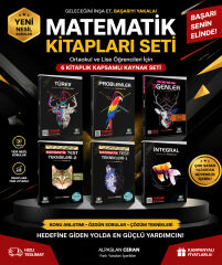 Matematik Vadisi YKS TYT AYT Problem Türev İntegral Üçgenler + Test Teknikleri 1-2 Set 6 Kitap