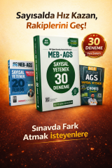 Pegem 2026 MEB AGS Sayısal Yetenek 30 Deneme & İndeks AGS Sayısal Yetenek 20 Deneme & Dizgi & AGS Sayısal Yetenek Çıkmış Sorular Seti