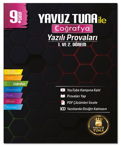 Yavuz Tuna 9. Sınıf Coğrafya Yazılı Provaları 1. ve 2. Dönem Yavuz Tuna