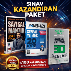 Yargı KPSS ALES DGS MEB-AGS Sayısal Mantık Soru Bankası & MEB-AGS Sayısal Yetenek 30 Deneme Seti