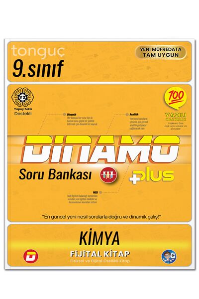 Tonguç 9. Sınıf Kimya Dinamo Soru Bankası Tonguç Akademi