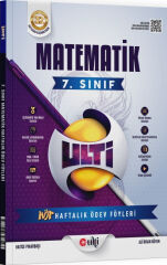2027 Ulti Yayınları 7. Sınıf Matematik Haftalık Ödev Föyleri
