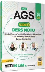 Yediiklim 2026 MEB-AGS Eğitim Bilimleri ÖYT Sınıf Maarif Modeli Program Okuryazarlığı Ölçme Video Ders Notu - Can Köni Yediiklim Yayınları