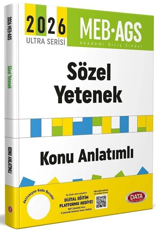 Data 2026 MEB-AGS Sözel Yetenek Konu Anlatımlı Data Yayınları