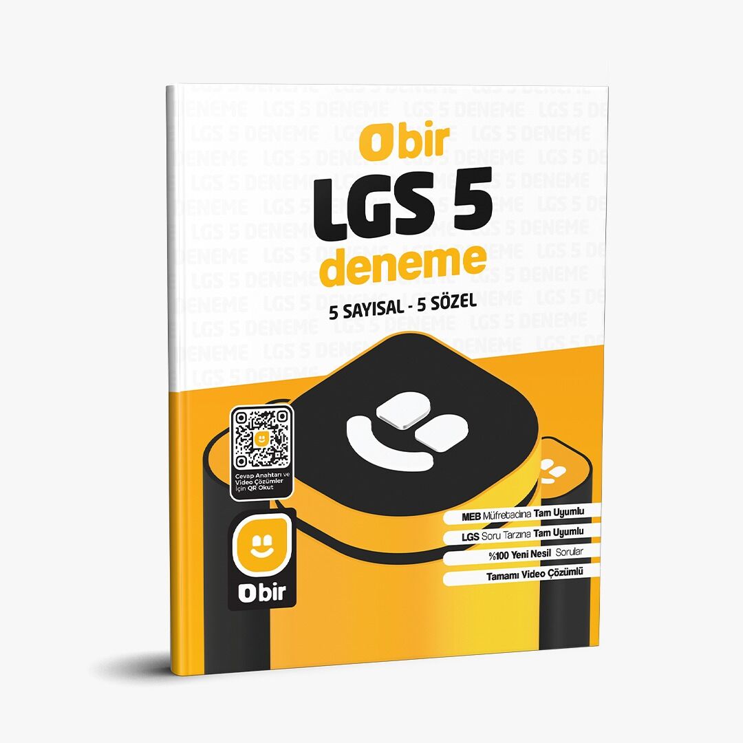 2026 OBİR LGS 5 Lİ DENEME PAKETİ