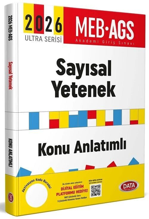 Data 2026 MEB-AGS Sayısal Yetenek Konu Anlatımlı Ultra Serisi Data Yayınları
