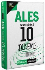 Pegem 2026 ALES 10 Deneme Çözümlü Pegem Akademi Yayınları