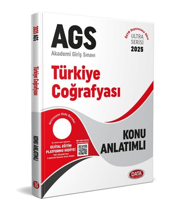 Data 2025 MEB-AGS Türkiye Coğrafyası Konu Anlatımlı Ultra Serisi Data Yayınları