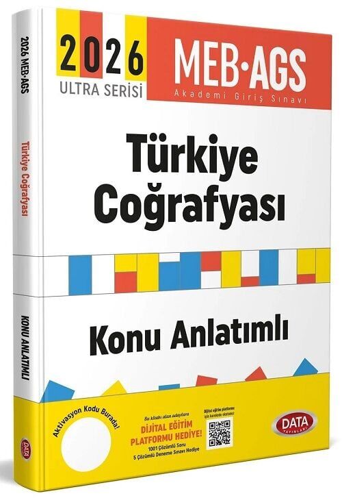 Data 2026 MEB-AGS Türkiye Coğrafyası Konu Anlatımlı Ultra Serisi Data Yayınları