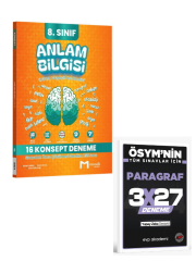 Mozaik 2027 8. Sınıf Anlam Bilgisi 16 lı Konsept Deneme+ EVP Akademi Paragraf