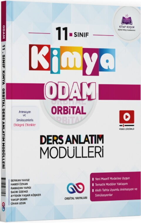 Orbital Yayınları 11. Sınıf Kimya Odam Ders Anlatım Modülleri