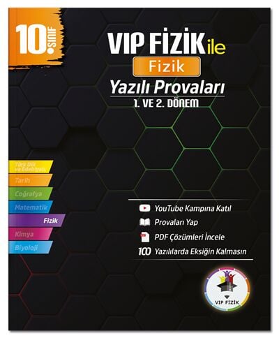 Vip Fizik 10. Sınıf Fizik Yazılı Provaları 1. ve 2. Dönem - Kemal Coşkun Vip Fizik