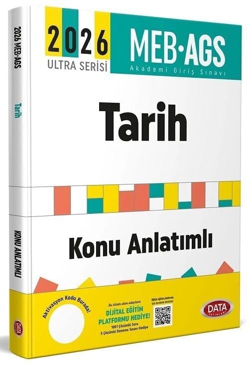 Data 2026 MEB-AGS Tarih Konu Anlatımlı Ultra Serisi Data Yayınları