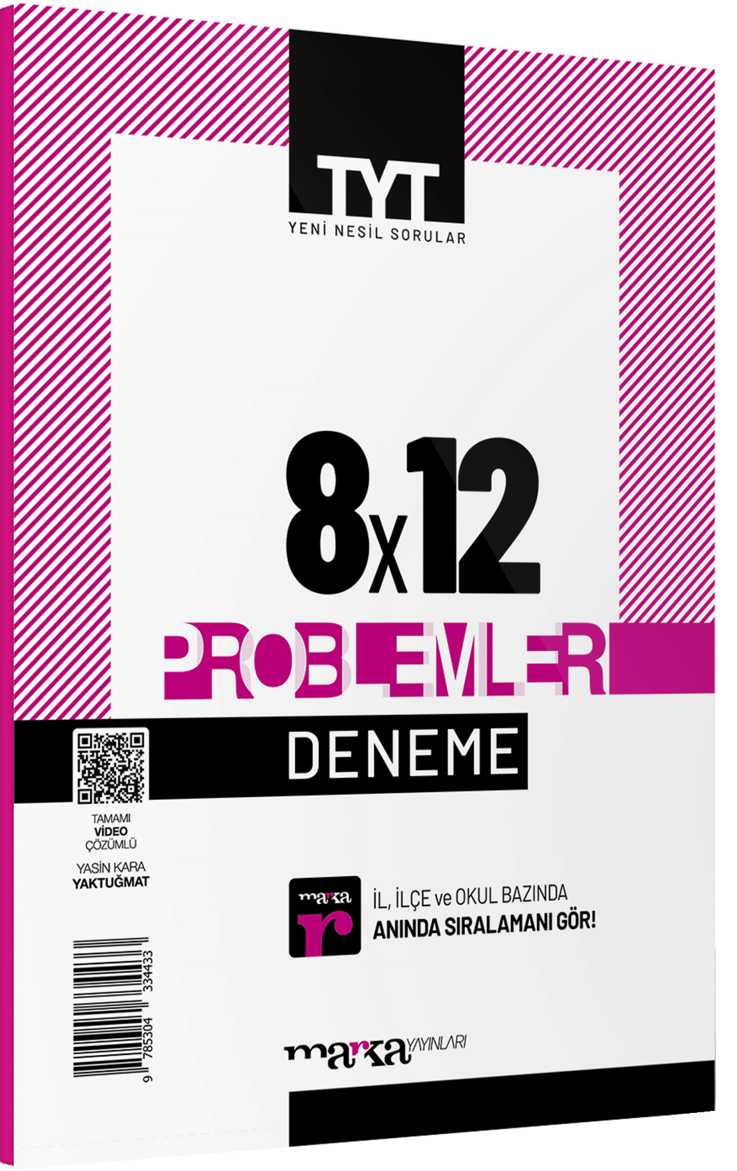 Marka 2025 YKS TYT Problemler 8x12 Deneme - Yektuğ Mat Marka Yayınları