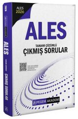 Pegem 2026 ALES Çıkmış Sorular Çözümlü Pegem Akademi Yayınları