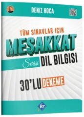 KR Akademi Deniz Hoca Tüm Sınavlar İçin Meşakkat Serisi Dil Bilgisi 30 lu Deneme Sınavı
