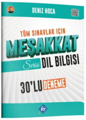 KR Akademi Deniz Hoca Tüm Sınavlar İçin Meşakkat Serisi Dil Bilgisi 30 lu Deneme Sınavı