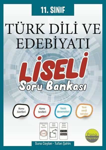 Pano Yayınları 11. Sınıf Türk Dili ve Edebiyatı Liseli Soru Bankası