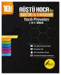 Rüştü Hoca 10. Sınıf Türk Dili ve Edebiyatı Yazılı Provaları 1. ve 2. Dönem - Rüştü Bayındır Rüştü Hoca