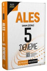 Pegem 2026 ALES 5 Deneme Çözümlü Pegem Akademi Yayınları