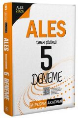 Pegem 2026 ALES 5 Deneme Çözümlü Pegem Akademi Yayınları
