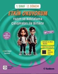 Tudem 1. Sınıf 2. Dönem Etkin Okuyorum-Yazım ve Noktalama Çalışmaları ile Birlikte Tudem Yayınları