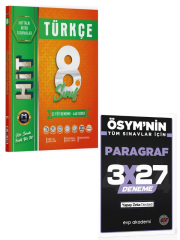Mozaik 2027 8. Sınıf Türkçe HİT 32 Deneme+ EVP Akademi Paragraf