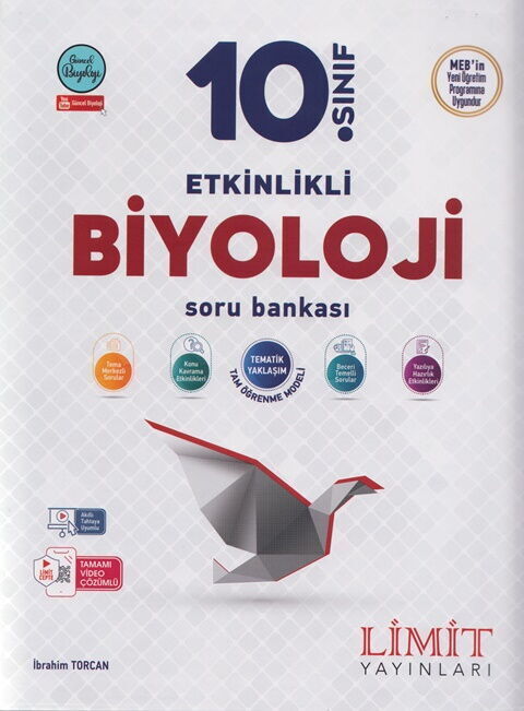 Limit Yayınları 10. Sınıf Biyoloji Etkinlikli Soru Bankası