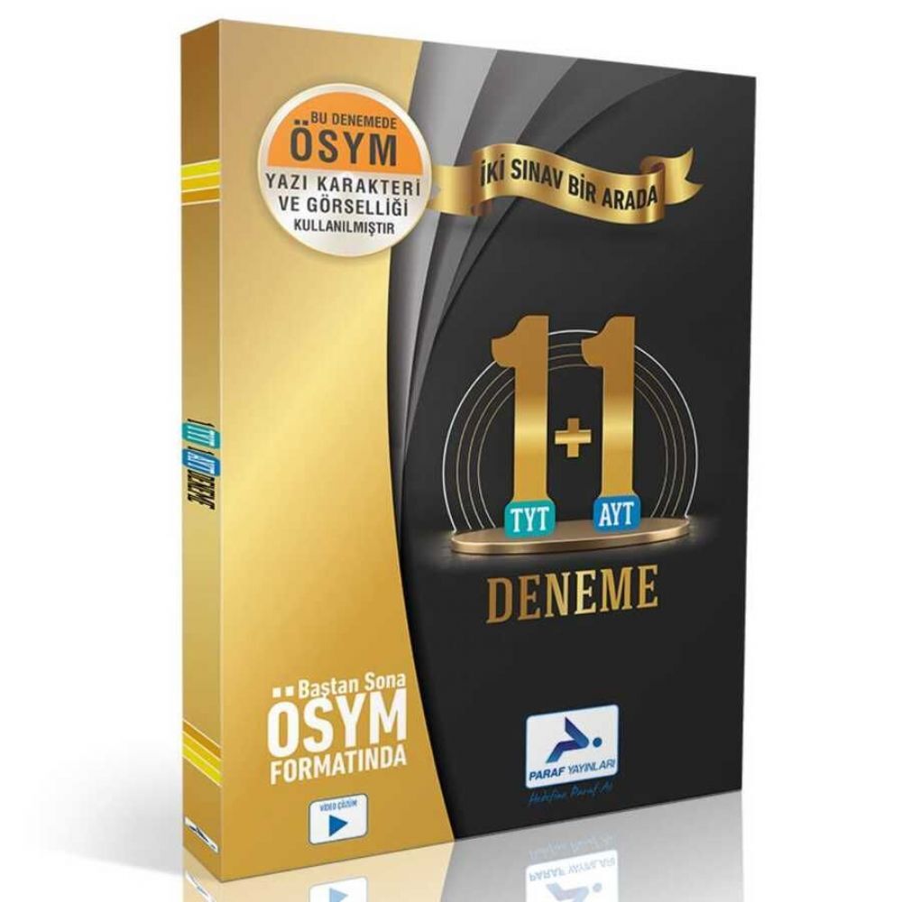 Paraf Tyt Ayt 1+1 İkisi Bir Arada Denemesi Video Çözümlü