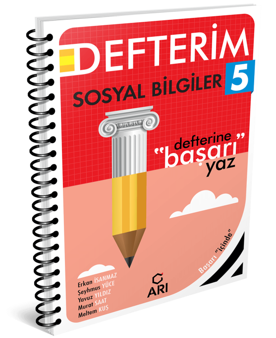 Arı Yayıncılık 5. Sınıf Sosyal Bilgiler Defterim Sosyalimo