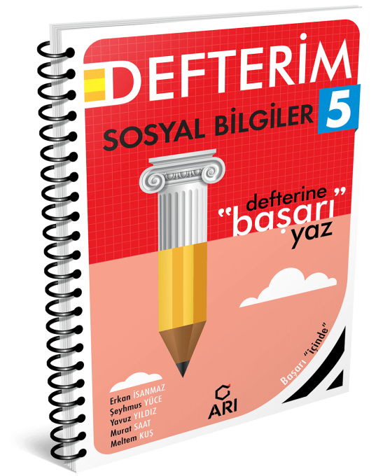 Arı Yayıncılık 5. Sınıf Sosyal Bilgiler Defterim Sosyalimo