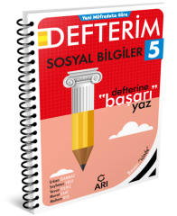 Arı Yayınları 5 Sınıf Sosyalimo Sosyal Bilgiler Defterim