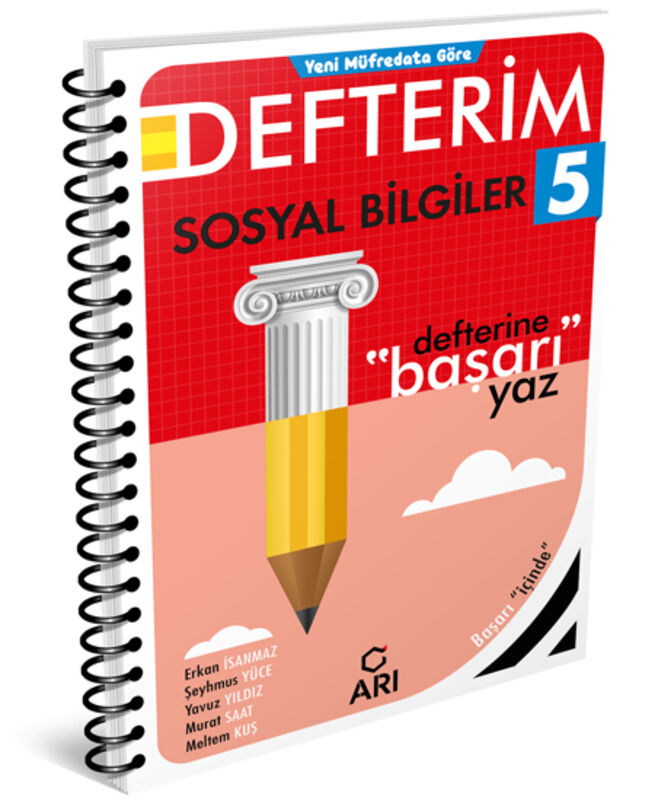 Arı Yayınları 5 Sınıf Sosyalimo Sosyal Bilgiler Defterim
