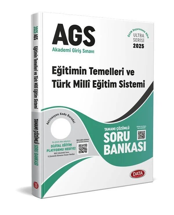 Data 2025 MEB-AGS Eğitimin Temelleri ve Türk Milli Eğitim Sistemi Soru Bankası Çözümlü Ultra Serisi Data Yayınları