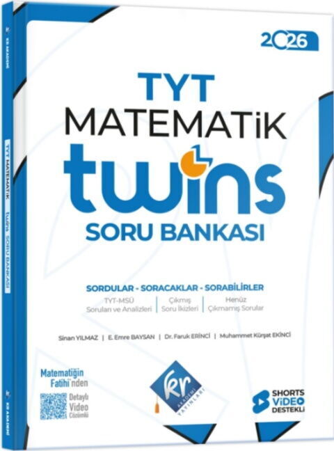 KR Akademi 2026 TYT Twins Matematik Soru Bankası