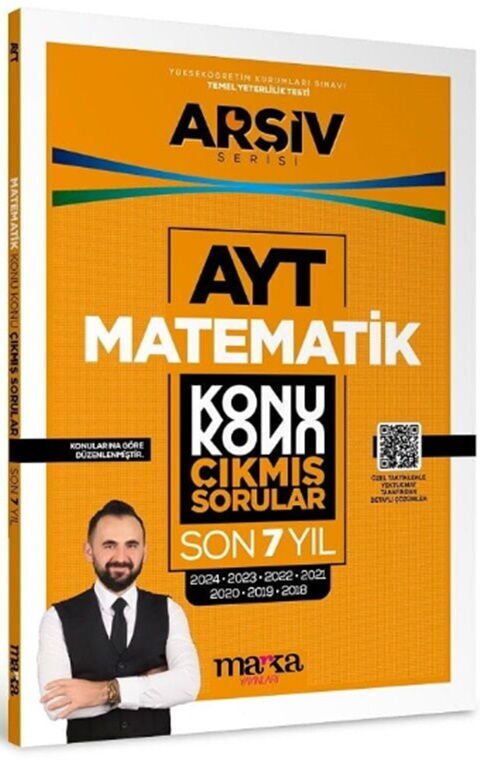Marka Yayınları AYT Matematik Çıkmış Sorular Konu Konu Son 7 Yıl Tıpkı Basım Arşiv Serisi