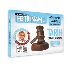 Bekir Çelik Adli İdari Hakimlik İcra Müdürlüğü FETİHNAME Tarih Soru Bankası Çözümlü Bekir Çelik