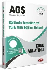 Data 2025 MEB-AGS Eğitimin Temelleri ve Türk Milli Eğitim Sistemi Konu Anlatımlı Ultra Serisi Data Yayınları