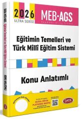 Data 2026 MEB-AGS Eğitimin Temelleri ve Türk Milli Eğitim Sistemi Konu Anlatımlı Ultra Serisi Data Yayınları